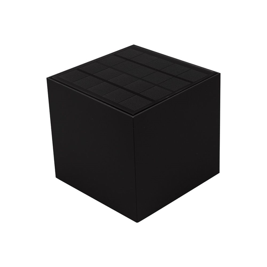 LED solarno zidno svetlo sa senzorom LED/9W/3,7V 3000/4000/5000K 2600 mAh IP65 crna