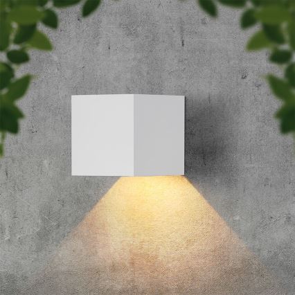 LED solarna zidna svetiljka sa senzorom LED/9W/5V 3000/4000/5000K IP65 2600 mAh bela