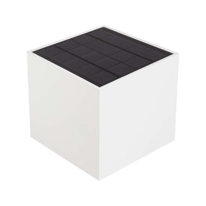 LED solarna zidna svetiljka sa senzorom LED/9W/5V 3000/4000/5000K IP65 2600 mAh bela