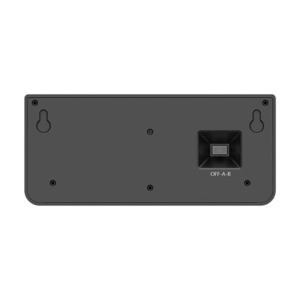 LED solarno zidno svetlo sa senzorom LINK LED/5W/3,7V IP65 crna