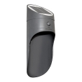 LED solarno zidno svetlo sa senzorom PALESA LED/1W/3,7V IP65 1800 mAh siva