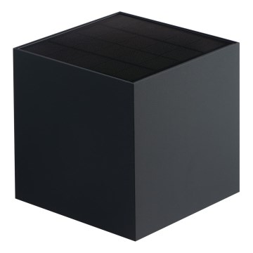 LED solarno zidno svetlo sa senzorom REKA LED/6W/3,7V 1800 mAh 3000/4000/6500K IP65 crna