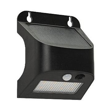 LED solarno zidno svetlo sa senzorom SOLTO LED/3W/3,7V 4000K IP54 1200 mAh crno