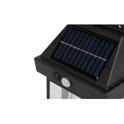 LED solarno zidno svetlo sa senzorom za spoljašnju upotrebu, 1W/3,7V, 1200 mAh, IP65