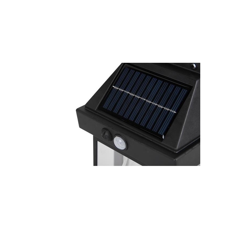 LED solarno zidno svetlo sa senzorom za spoljašnju upotrebu, 1W/3,7V, 1200 mAh, IP65