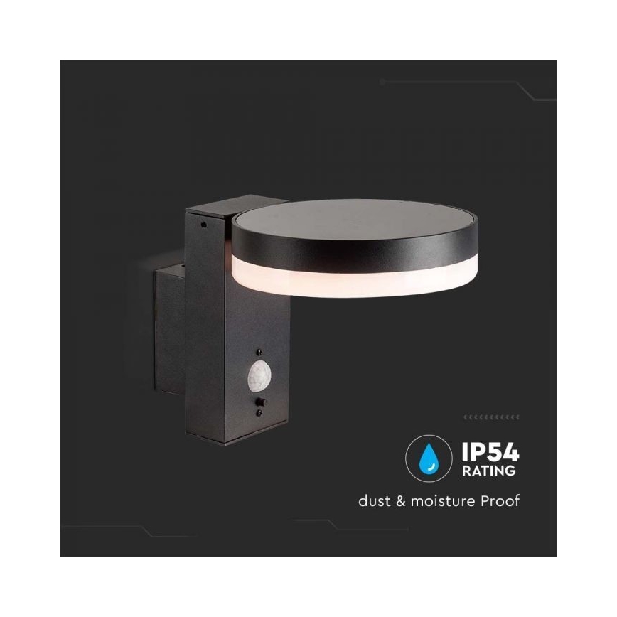 Solarna LED zidna svetiljka za spoljašnju upotrebu sa senzorom LED/5,5W/3,7V 3000K IP54 2000 mAh