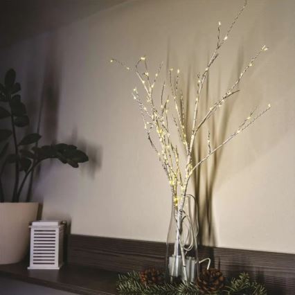 LED spoljašnja božićna dekoracija 100xLED/3xAA toplo bela IP44