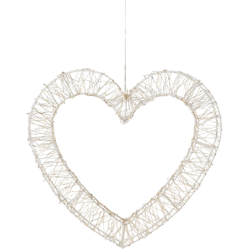 LED Spoljašnja božićna dekoracija 720xLED/6W/230V 46 cm IP44 topla bela srce/bela