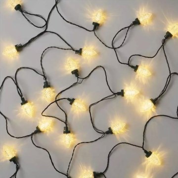 LED spoljašnja božićna svetlosna girlanda 50x LED/8 funkcija 14,8 m IP44 topla bela