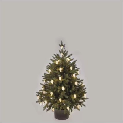 LED spoljašnja božićna svetlosna girlanda 50x LED/8 funkcija 14,8 m IP44 topla bela