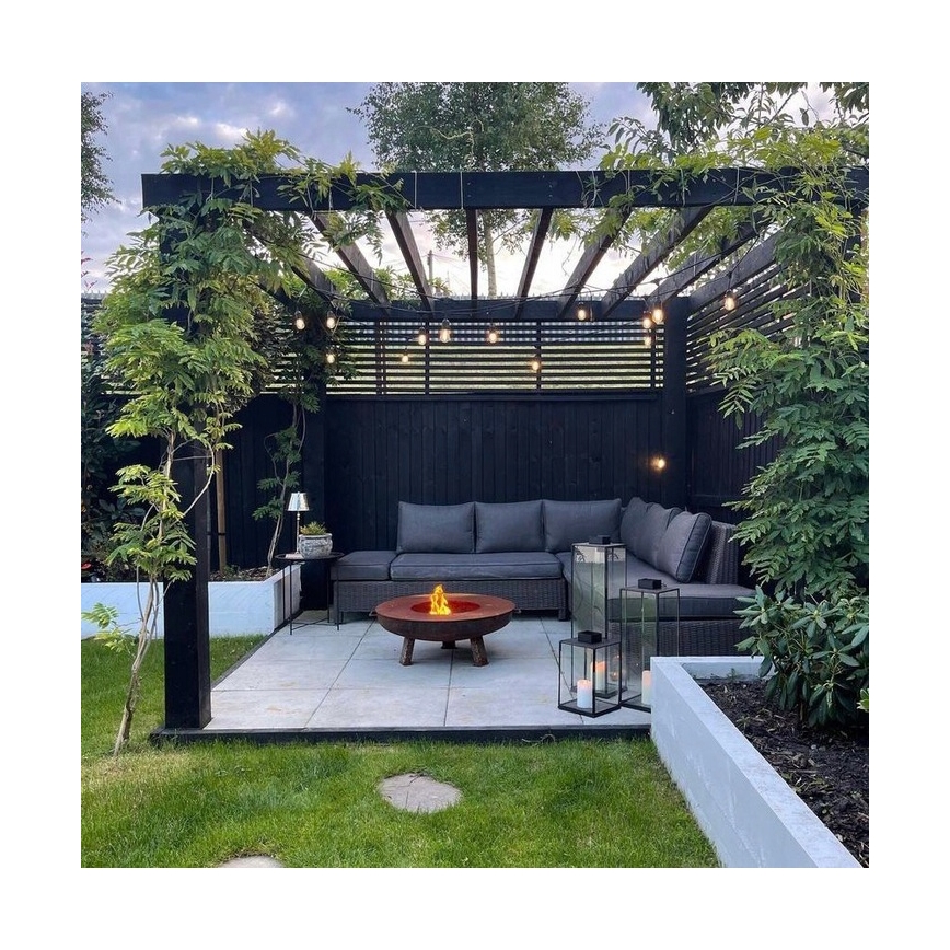 LED spoljašnja dekorativna girlanda 20xE27/1W/230V 20,94 m IP44 crna