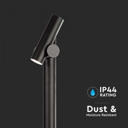 LED spoljašnja fleksibilna lampa LED/4W/230V 4000K IP44 100 cm crna