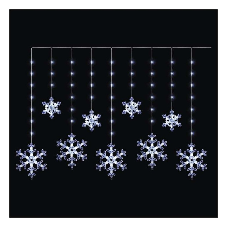 LED spoljašnja girlanda 131xLED/1,6m IP44 hladna bela