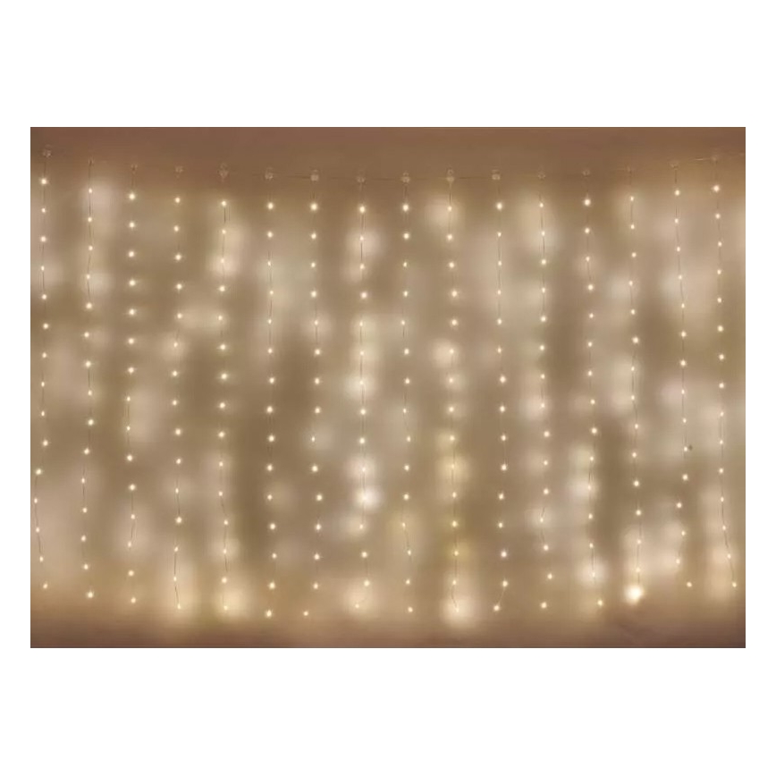 LED spoljašnja girlanda 240xLED/8 funkcija 6,7 m IP44 topla bela