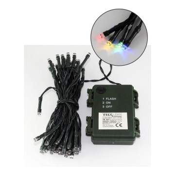 LED  spoljašnja girlanda 50xLED/2 funkcije 5,4m IP44 višebojna