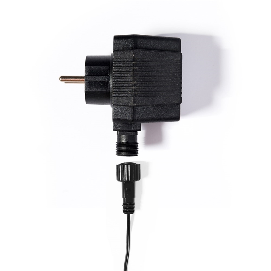 LED spoljna girlanda CONE FILAMENT 20xE10 19m višebojna/topla bela IP44, Proizvedeno u EU