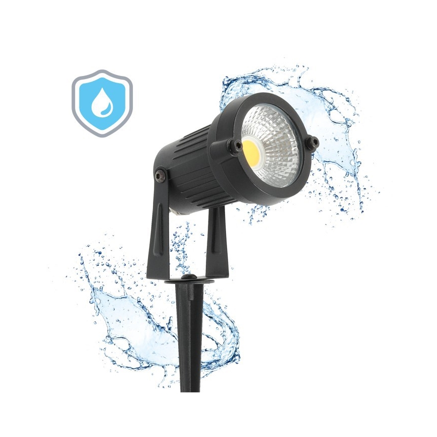 LED spoljašnja lampa BLAKE LED/5W/230V 3000K IP65 crna