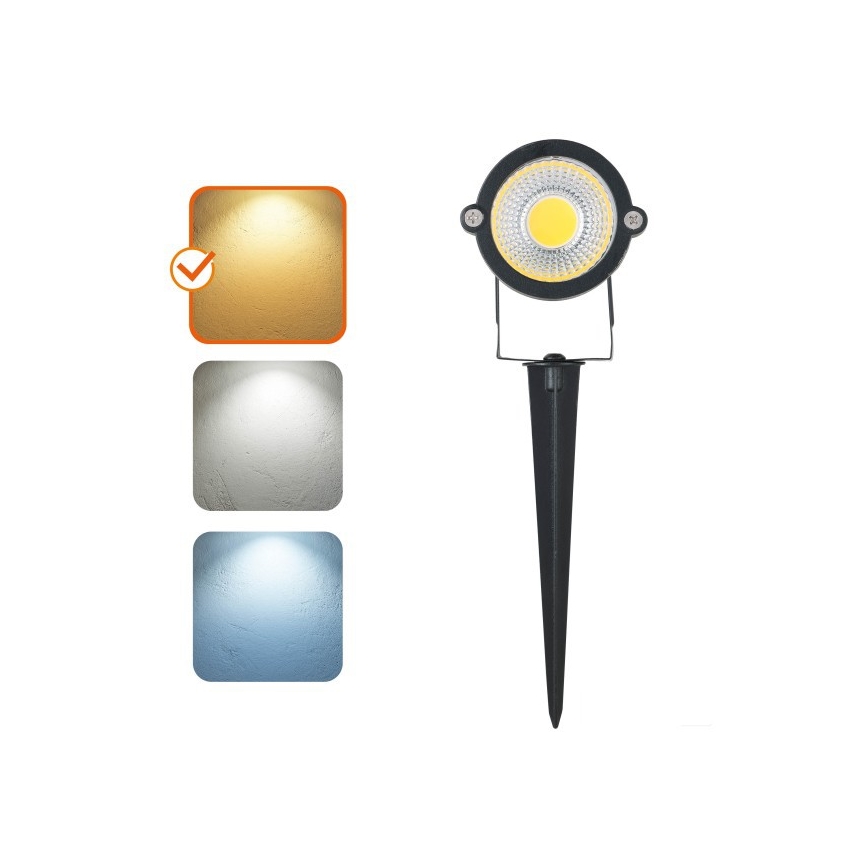 LED spoljašnja lampa BLAKE LED/5W/230V 3000K IP65 crna