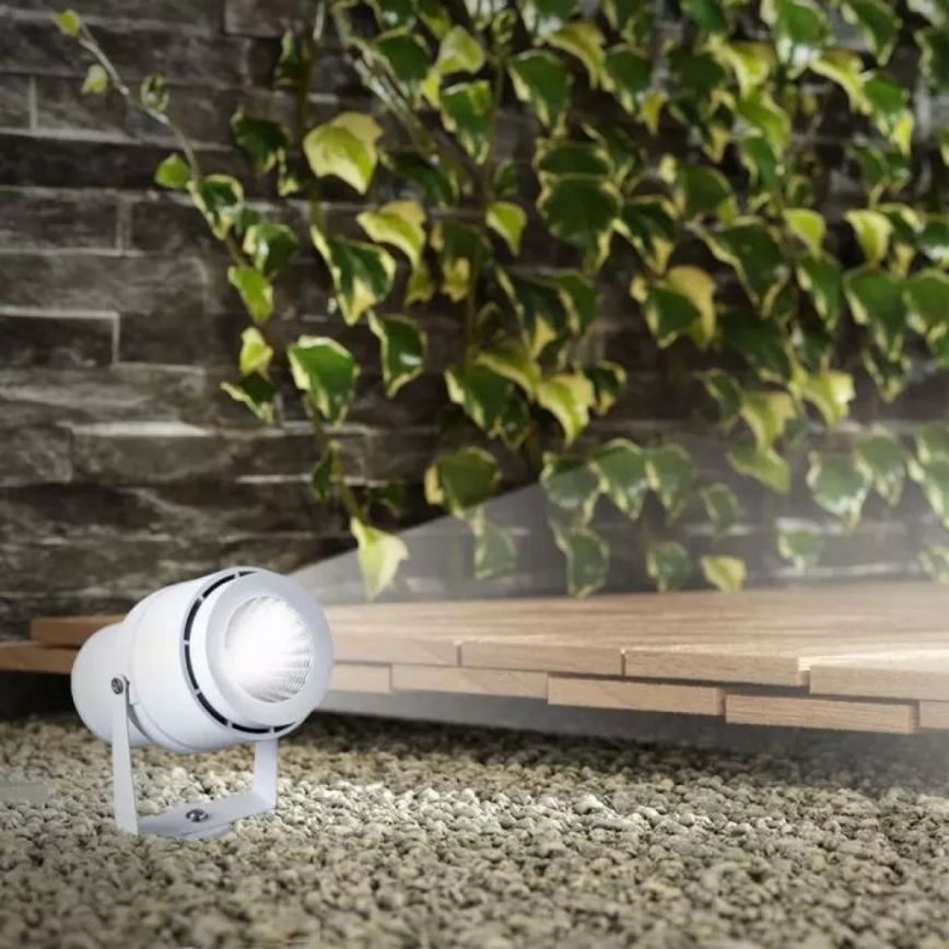 LED spoljašnja lampa LED/12W/100-240V IP65, bela - zeleno svetlo
