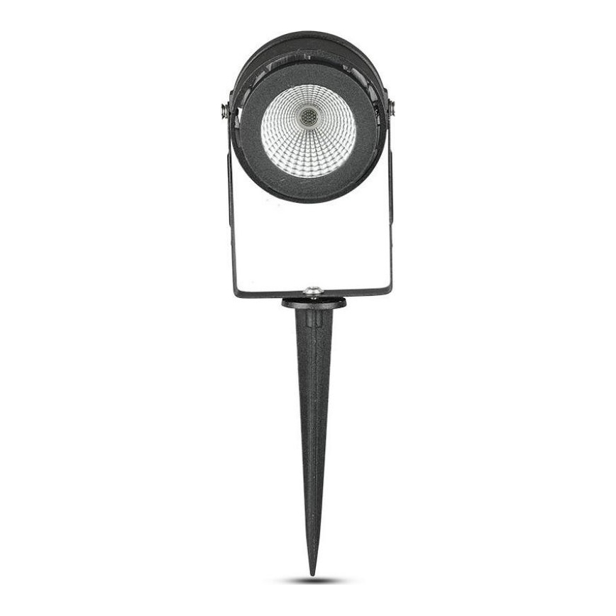 LED Spoljašnja lampa LED/12W/100-240V IP65 crna - zeleno svetlo