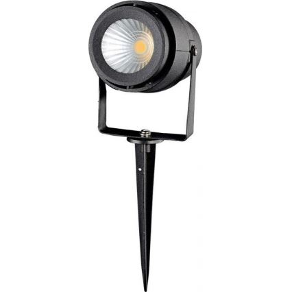 LED Spoljašnja lampa LED/12W/100-240V IP65 crna - zeleno svetlo