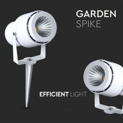LED spoljašnja lampa LED/12W/110-240V IP65 3000K bela