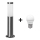 LED spoljašnja lampa LIVIA 1xE27/7W/230V 4000K IP44