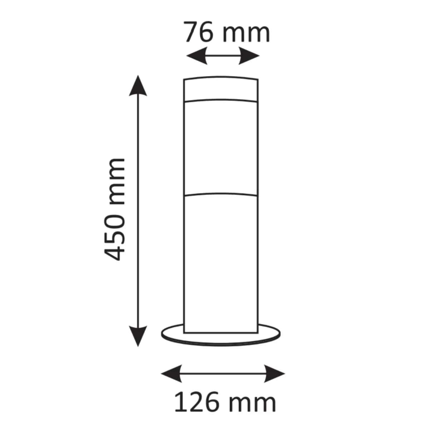 LED spoljašnja lampa LIVIA 1xE27/7W/230V 4000K IP44