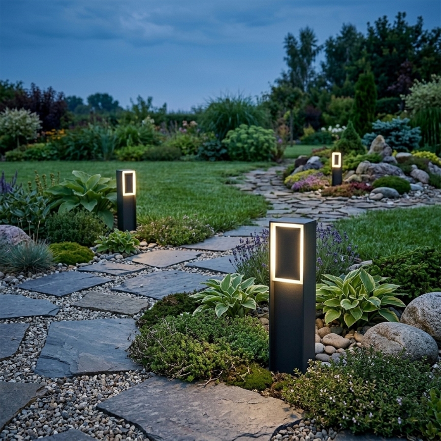 LED spoljašnja lampa MODO LED/4,8W/230V 4000K IP54 30 cm crna