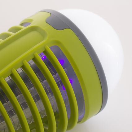LED Spoljašnja lampa sa lapačem insekata LED/5W/USB 1800mAh IP44