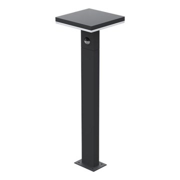 LED spoljašnja lampa sa senzorom BARI LED/10W/230V 4000K 60 cm IP54 antracit