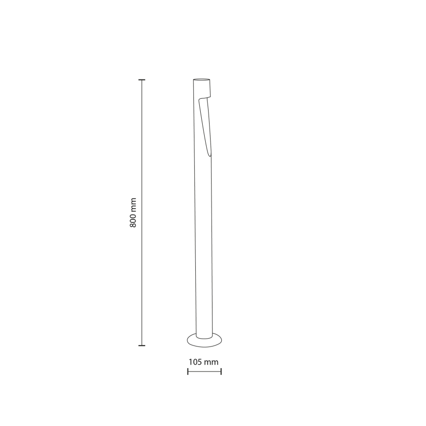 LED spoljašnja lampa SENA L LED/5W/230V IP65 80 cm bež