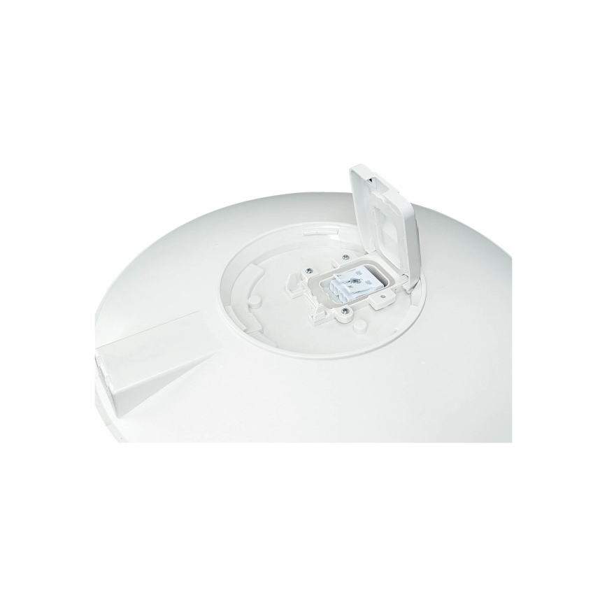 LED spoljašnja plafonska svetiljka sa senzorom VISTA LED/15W/230V, prečnik 26 cm, IP54, bela