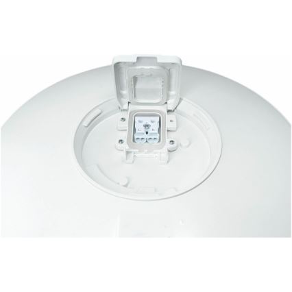 LED spoljašnja plafonska svetiljka sa senzorom VISTA LED/15W/230V, prečnik 26 cm, IP54, bela