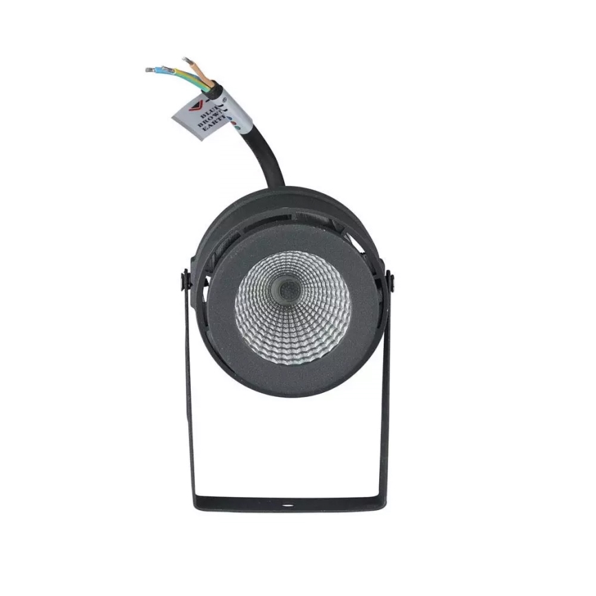 LED spoljašnja svetiljka LED/12W/100-240V IP65 siva - zeleno svetlo