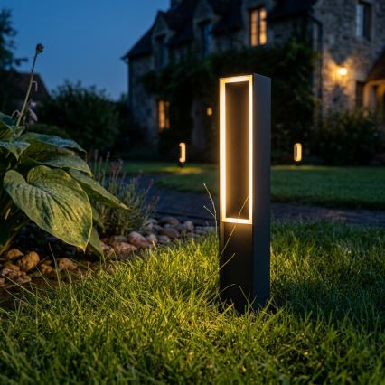 LED spoljašnja svetiljka MODO LED/8W/230V 4000K IP54 50 cm crna