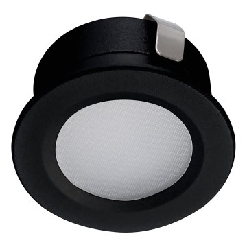 LED spoljašnja ugradna svetiljka IMBER LED/1W/12V 6500K prečnik 3 cm 30 lm IP65 crna
