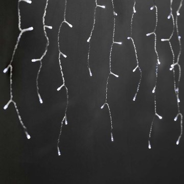 LED spoljašnja zavesa 360xLED/7 funkcija 14m IP44 hladna bela