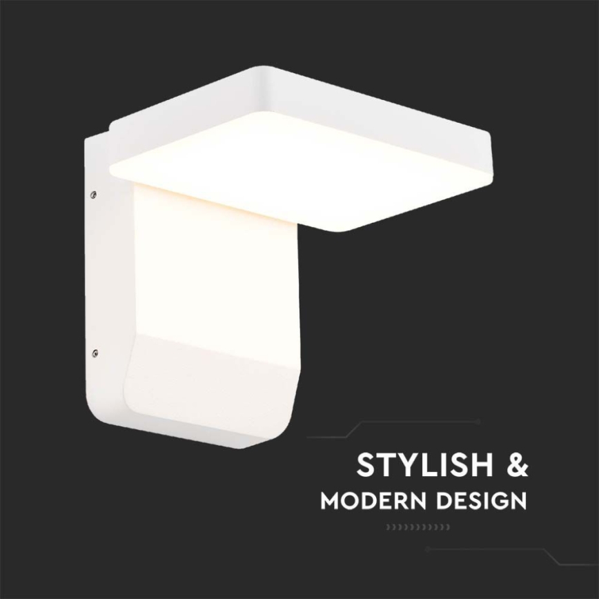 LED Spoljašnja zidna fleksibilna svetiljka LED/17W/230V IP65 4000K bela
