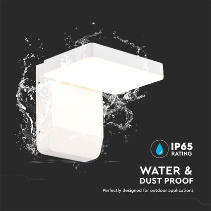 LED Spoljašnja zidna fleksibilna svetiljka LED/17W/230V IP65 4000K bela