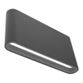 LED spoljašnja zidna lampa FLOW 2xLED/6W/230V IP54 3000K antracit