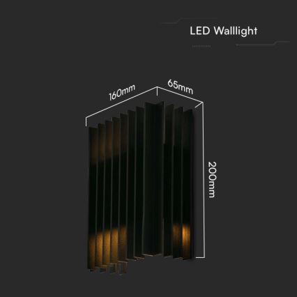 LED spoljašnja zidna svetiljka 2xLED/6W/230V IP65 4000K