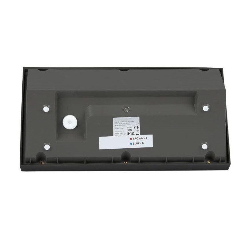 LED spoljašnja zidna svetiljka LED/20W/230V 6400K IP65 crna