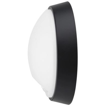 LED spoljašnja zidna svetiljka sa senzorom LED/12W/230V 3000/4000/6500K IP65 crna