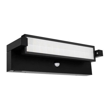 LED spoljašnja zidna svetiljka sa senzorom pokreta i sumraka LED/36W/230V 3000/4000/6500K IP54 crna
