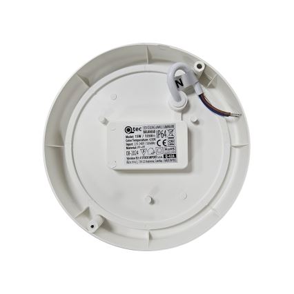 LED spoljašnje plafonsko svetlo LED/15W/230V 4200K prečnik 15,5 cm IP64 belo