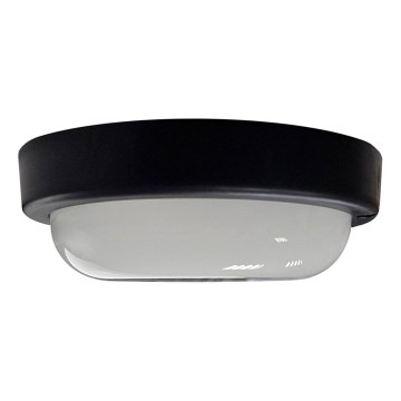 LED spoljašnje plafonsko svetlo LED/15W/230V 4200K prečnik 15,5 cm IP64 crna