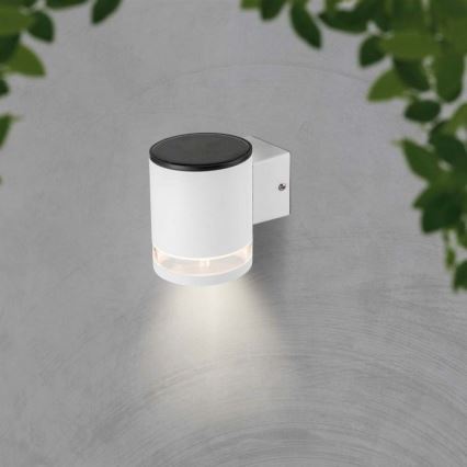 LED spoljašnje solarno zidno svetlo LED/1W/3,7V 3000K IP54 1200 mAh belo