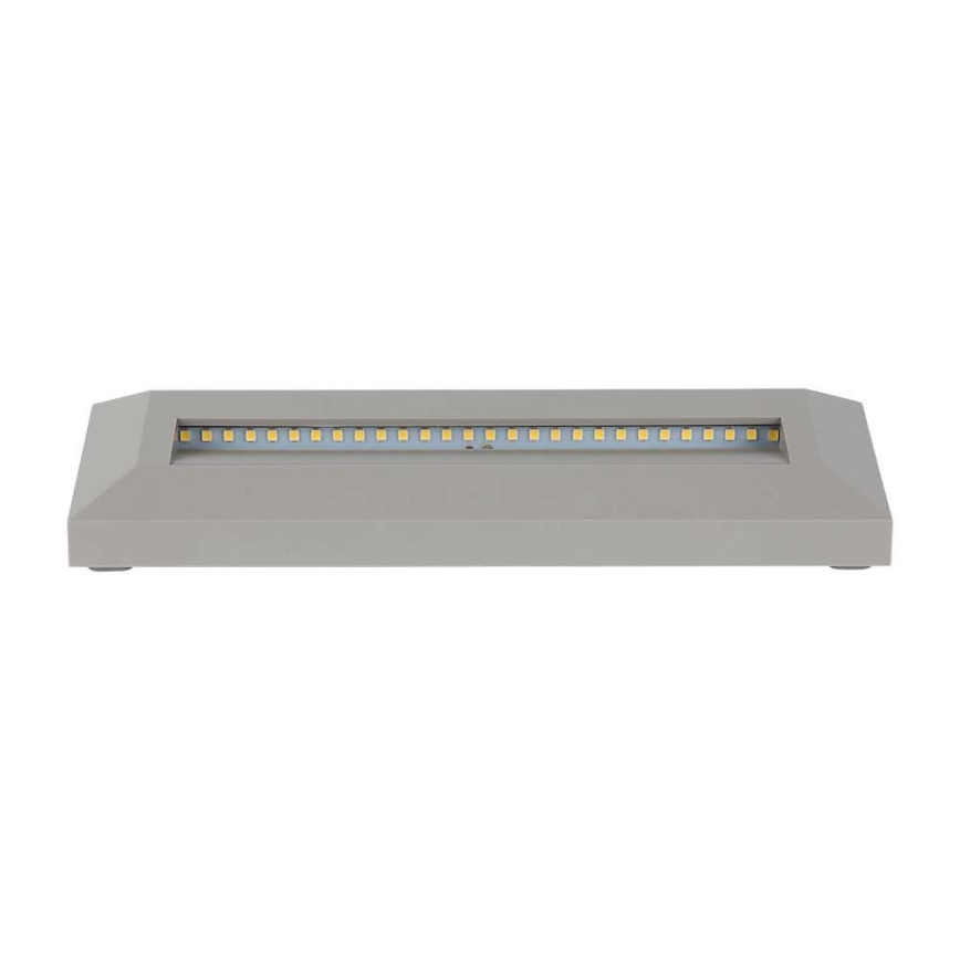 LED spoljašnje stepenišno svetlo LED/3W/230V 4000K IP65 siva