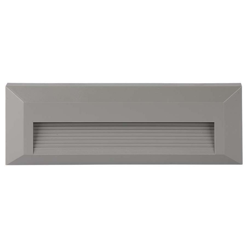 LED spoljašnje stepenišno svetlo LED/3W/230V 4000K IP65 siva